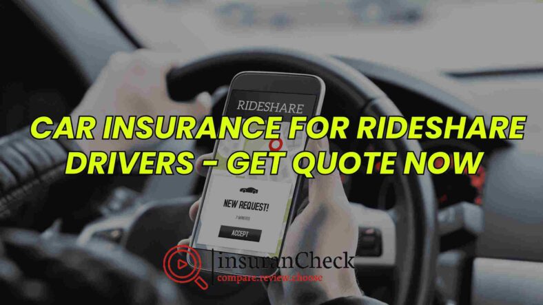 Car Insurance For Rideshare Drivers